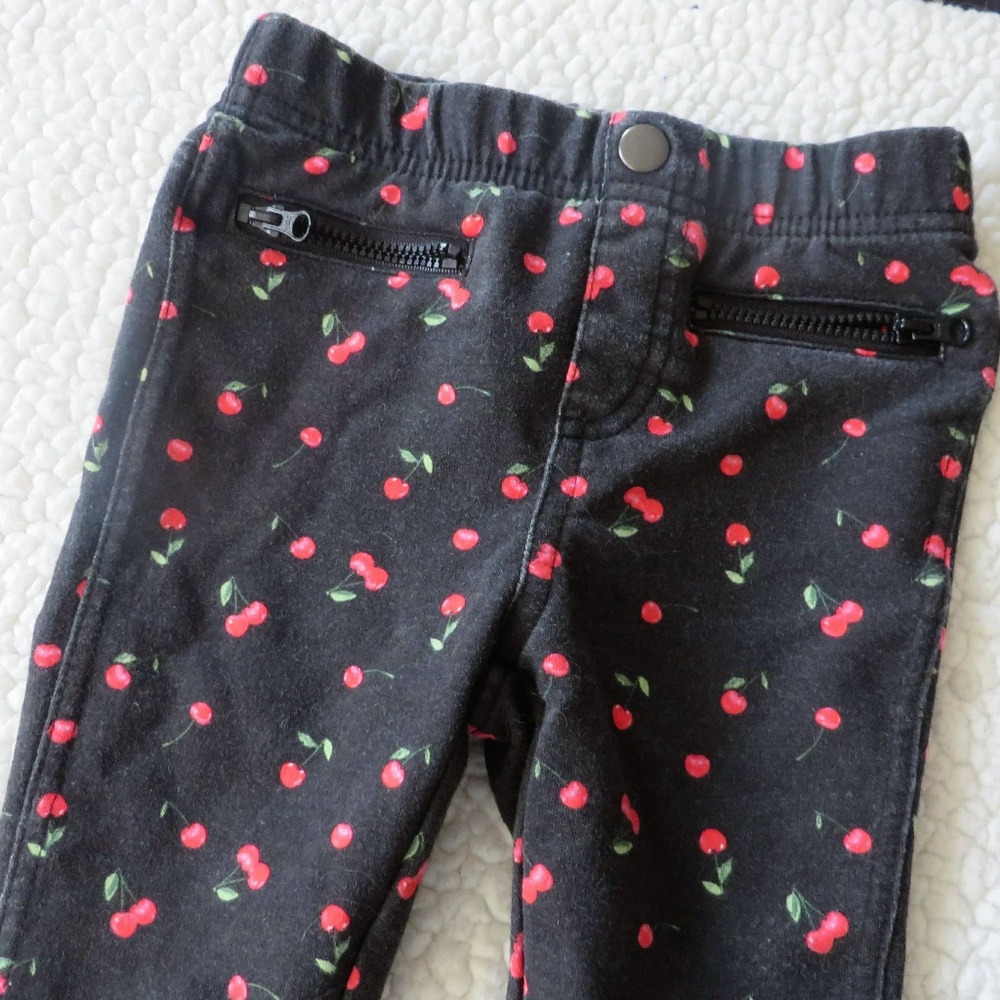 Toddler black cherry jeggings 24M
